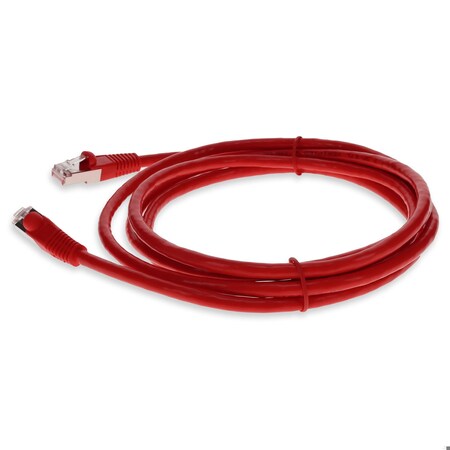 Add-On 6FT RJ-45 MALE TO RJ-45 MALE CAT6 STRAIGHT RED STP COPPER PVC PATCH CA ADD-6FCAT6S-RD-TAA